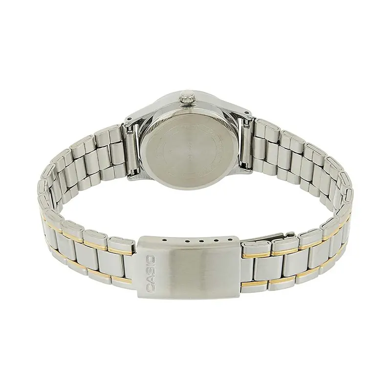 Casio Japan Enticer Quartz Two-tone Ladies Watch- LTP-V006SG-9B